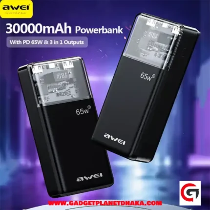 awei p109k 30000mah 65w power bank fast charging