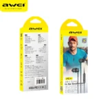 awei pc 1 wired in ear headphones with mic | best prices in dhaka | gadget planet dhaka