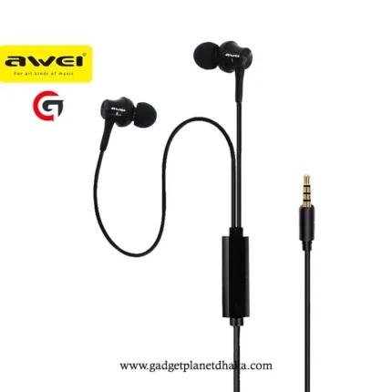 awei pc 1 wired in ear headphones with mic | best prices in dhaka | gadget planet dhaka