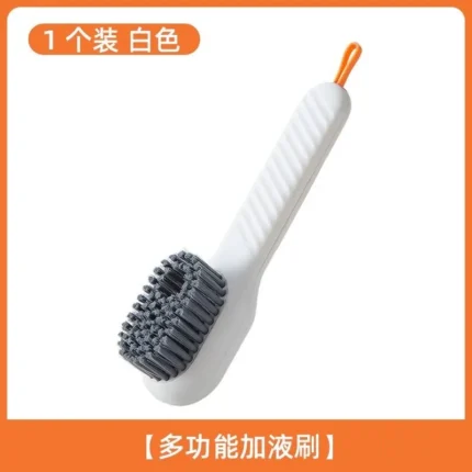 multifunctional soap dispensing cleaning brush with handle | gadget planet dhaka