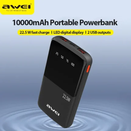 Awei p10k 10000mah power bank